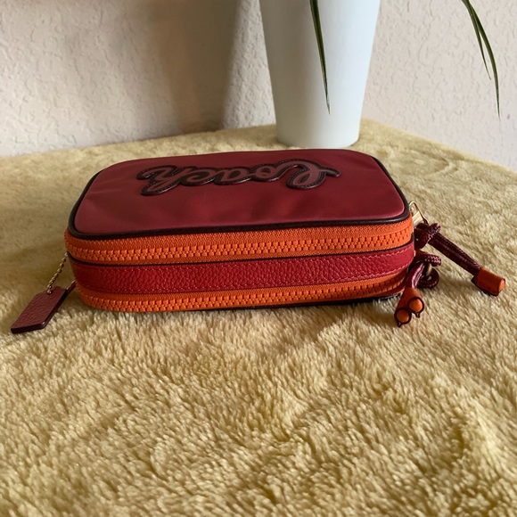 Coach Bags Coach F77682 Vale Double Zipper Crossbody Pouch Poshmark